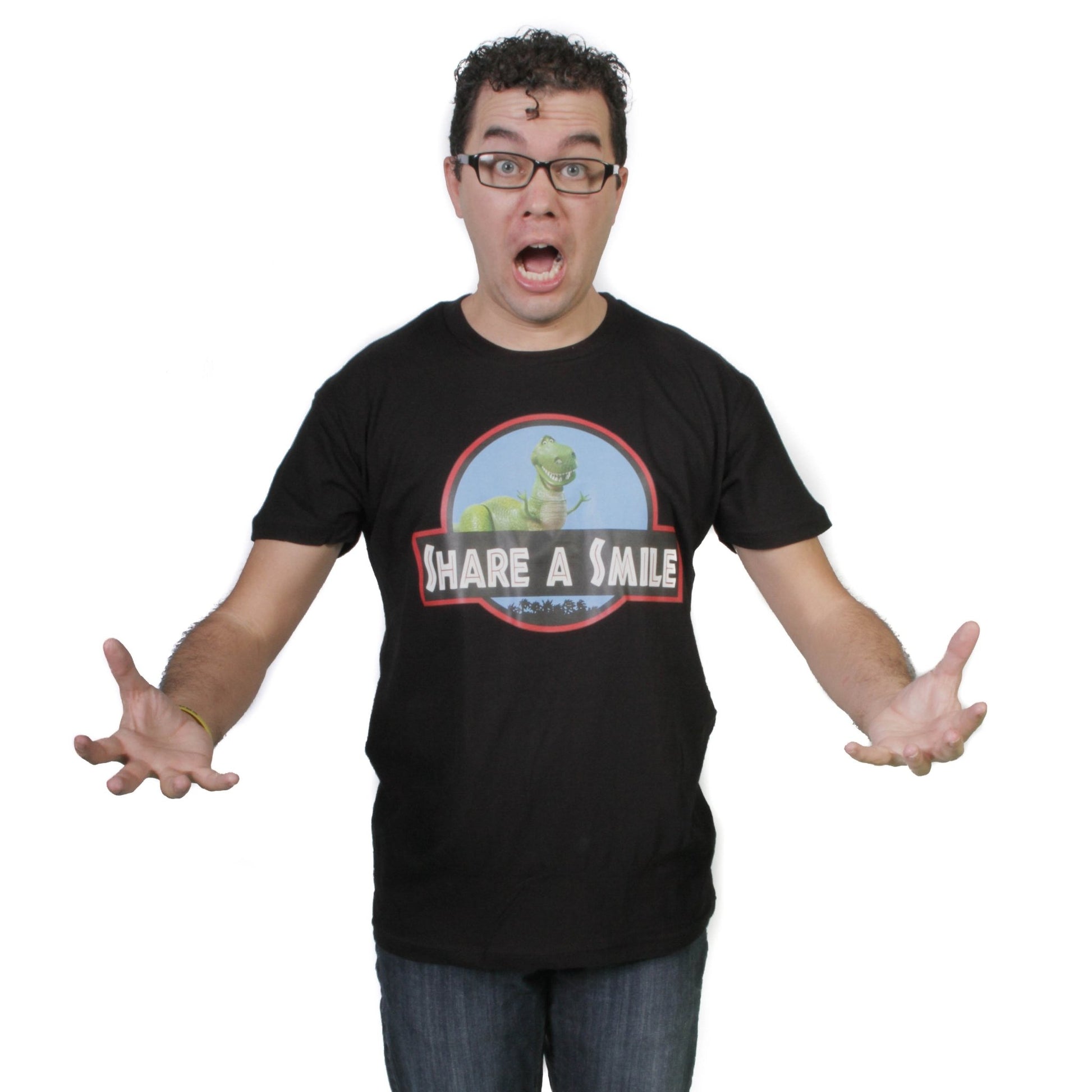 Share A Jurassic Smile - Crazy Nate - shirt