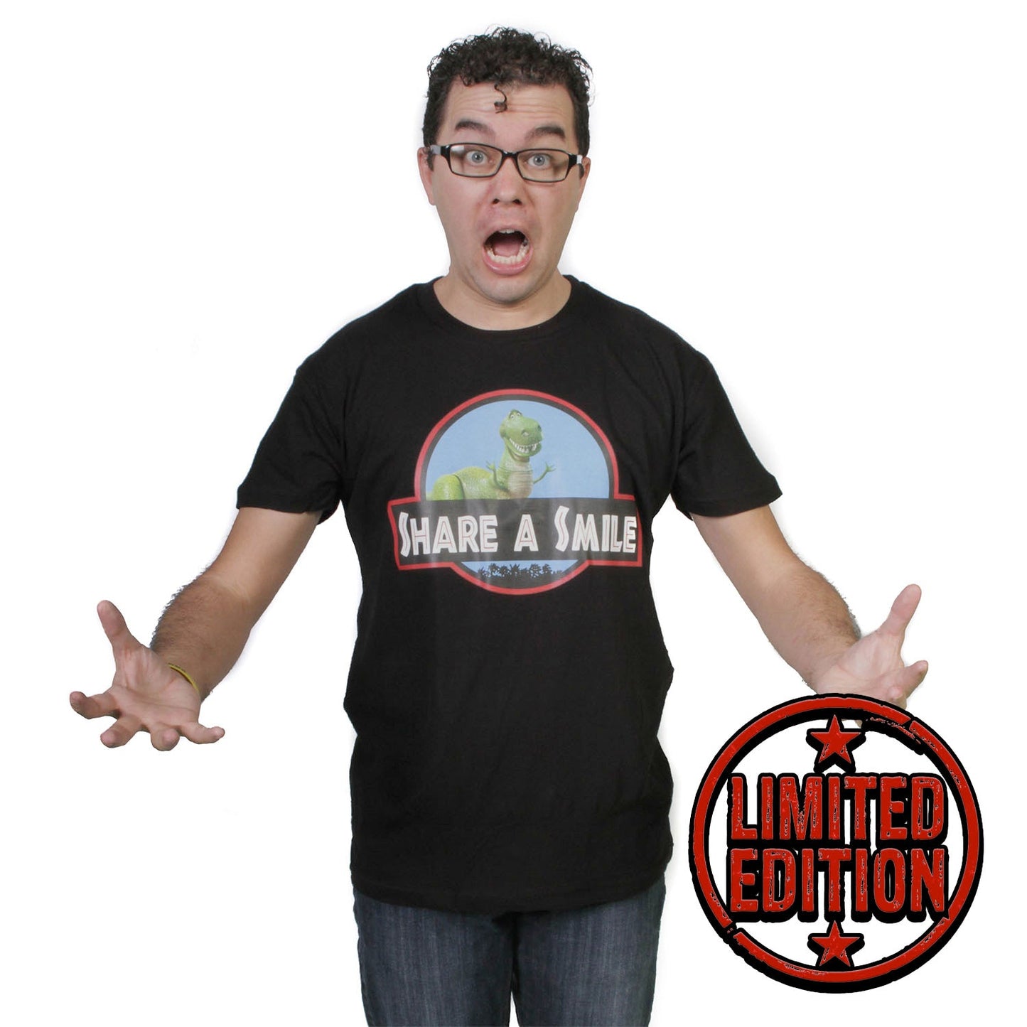 Share A Jurassic Smile - Crazy Nate - shirt